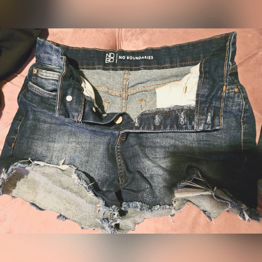 Jean Cutoff Shorts Button Fly NB